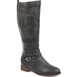 Journee Collection Ivie Wide Calf - Grey