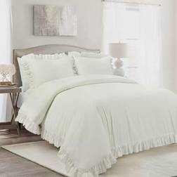 Lush Decor Reyna Duvet Cover White (228.6x)