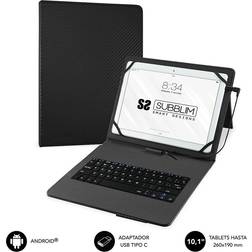 Tablet and Keyboard Case Subblim KEYTAB PRO 10.1" Black