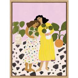 Kate & Laurel Sylvie No Thanks We Have Plants by Alja Horvat Framed Art 45.7x61cm