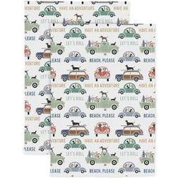 Beach Bums 2-pack Kitchen Towel Multicolour (76.2x50.8cm)