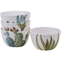 Certified International Cactus Verde Dessert Bowl 13.335cm 4pcs 0.709L