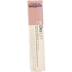L'Oréal Professionnel Paris Permanent Farve Dia Light Nº 7,18 Uden ammoniak 50ml