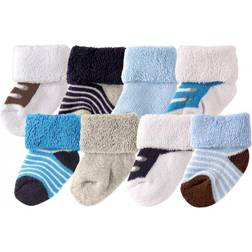 Luvable Friends Socks 8-pack - Stripe and Shoe