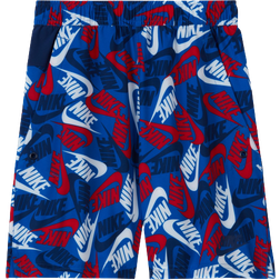 Nike Boy's Woven All Over Print Shorts - Game Royal/Blue Void/Blue Void