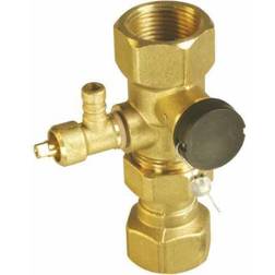 Afriso ASK quick coupler for expansion vessel with inspection valve 2x3/4 GW 77924