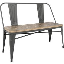 Lumisource Oregon Settee Bench 106.7x82.6cm