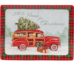 Certified International Home for Christmas Serving Platter & Tray