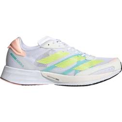 adidas Adizero Adios 6 W - Cloud White/Pulse Lime/Light Flash Orange