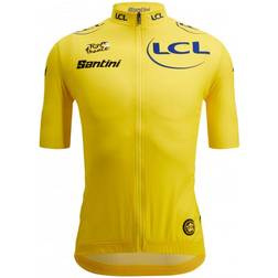 Santini Tour De France Avec Zwift Overall Leader Jersey Women - Yellow