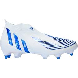 adidas Predator Edge+ SG - Cloud White/Hi-Res Blue/Cloud White