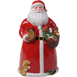 Certified International Magic of Christmas 3D Santa Biscuit Jar