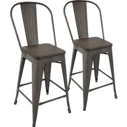 Lumisource Oregon 2-pack Bar Stool 100.3cm 2pcs