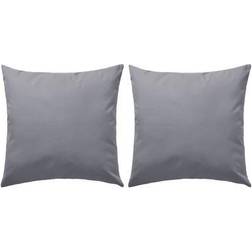 vidaXL 132302 2-pack Complete Decoration Pillows Grey (45x45cm)