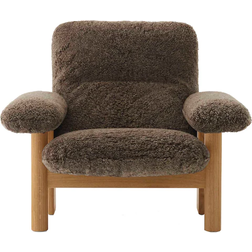 Menu Brasilia Lounge Chair Bouclé 02 Beige Fauteuil 82cm