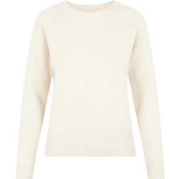 Vero Moda Womens Doffy O Neck Jumper - White/Birch