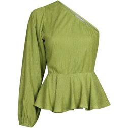 Neo Noir McCartney Pleated Blouse - Green