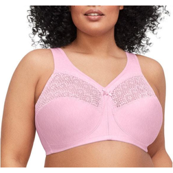 Glamorise MagicLift Moisture Control Bra - Pink Heather