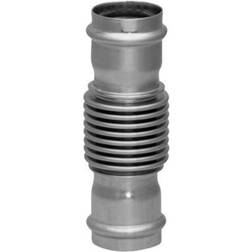 Sanha Nirosan press axialkompensator 54 mm. Rustfrit/Syrefast stål. M-bakke