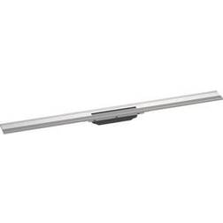 Hansgrohe Duschrinne, HG Duschrinne RainDrain Flex kb. Wd-mon 1000mm edelstahl gebürstet (1175mm)