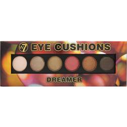 W7 Cosmetics Eye Cushions 6-Piece Eyeshadow Palette (Colour: Dreamer)