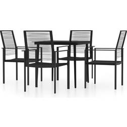 vidaXL 3099204 Patio Dining Set, 1 Table incl. 4 Chairs