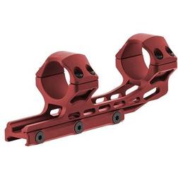 Leapers UTG ACCU-SYNC 30mm High Profile 50mm Offset Picatinny Rings, Matte Red