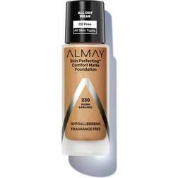 Almay Skin Perfecting Comfort Matte Foundation 1.0 ea Warm Caramel