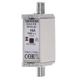 Siemens 3Na6805 Hrc Fuse, 16A, 500Vac, 250Vdc, Blade Tag