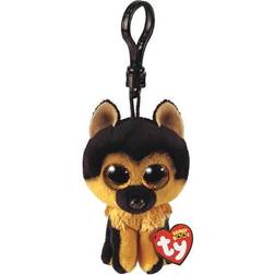 TY Porte-clés en peluche Beanie Boo's Clip Spirit Le Chien Noir et Marron