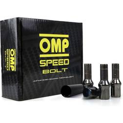 OMP Set Møtrikker 27 mm Antracit 20 uds M12 x 1,50