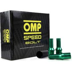 OMP Set Møtrikker 27 mm Grøn 20 uds M14 x 1,25