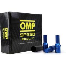 OMP Set Møtrikker 27 mm Blå 20 uds M14 x 1,25