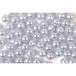 "Voksperler 3mm 25g l.blå"