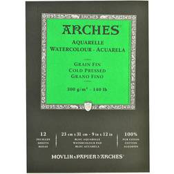 Arches Watercolor Pad 9 in. x 12 in. cold pressed 140 lb