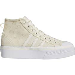 adidas Nizza Platform Mid W - Cream White/Cloud White