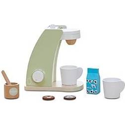 Teamson Kids Little Chef Frankfurt Wooden Coffee machine play kitchen accessories Green