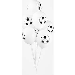 Ballon med Fodbold 30cm, 8 stk