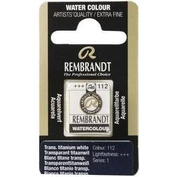 Rembrandt akvarelfarve half pan – Transparent Titanium White 112