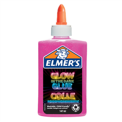 Elmers Elmers Glow-In-The-Dark Bastelkleber Rosa 147ml-Flasche