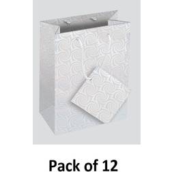 County Stationery Holographic Gift Bag Pack of 12