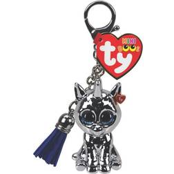 TY Plush Mini Boos Clip Silver the Unicorn (TY25050)