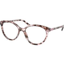 Prada PR 08YV 1AB1O1, including lenses, ROUND Glasses, FEMALE