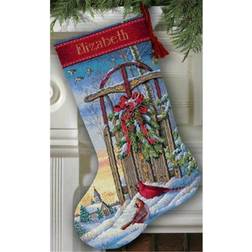 Dimensions 8819 sled -counted cross stitch