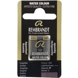 Rembrandt akvarelfarve half pan – Graphite 840