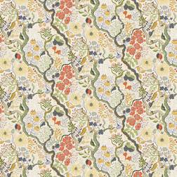 Galerie A-Street Prints Ann Green Floral Vines Non-Pasted Paper Wallpaper, Multicolor