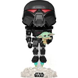 Funko Pop! Star Wars Dark Trooper with Grogu