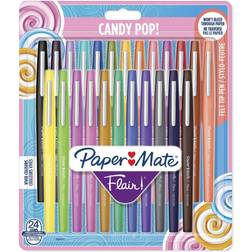 Papermate Flair Candy Pop, Capped gel pen, Multifärg, Multifärg, Plast, Medium, Rund