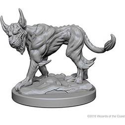 WizKids WZK72568 Dungeons & Dragons Nolzurs Marvelous Unpainted Blink Dogs W1 Miniature