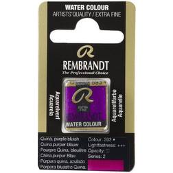 Rembrandt akvarellfärg halvpanna – Quinacridone Purple Blue 593